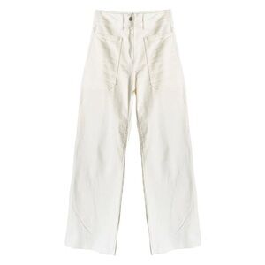 Buru high rise sailor jean in white